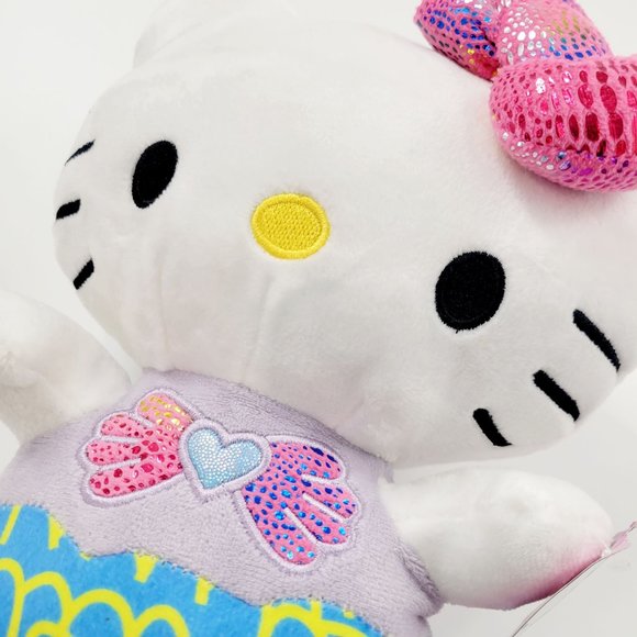 Fiesta Sanrio Hello Kitty Mermaid Kitty Stuffed Animal Plush 2022 12" - Picture 2 of 9